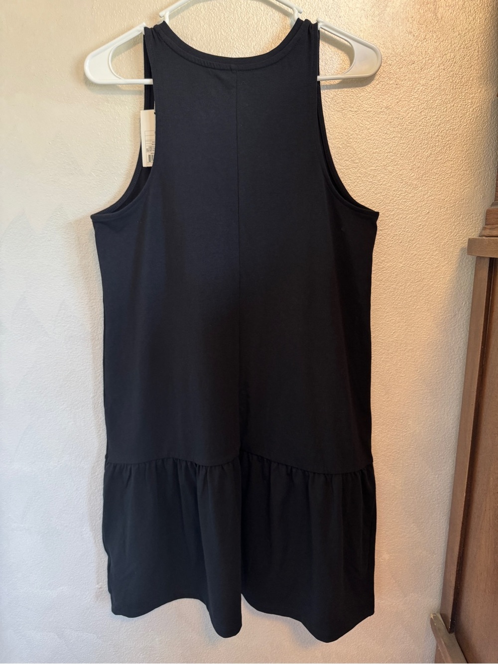 A New Day Black V-Neck Sleeveless Tiered Sundress - Picture 4 of 4